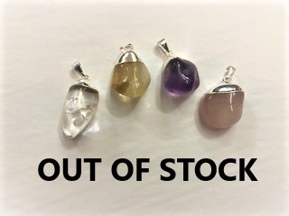 Pendent 025B-Tumbled Stone